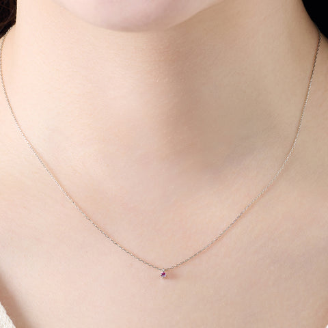 PT900 0.03ct ピンクダイヤモンド ネックレス – CSHELL
