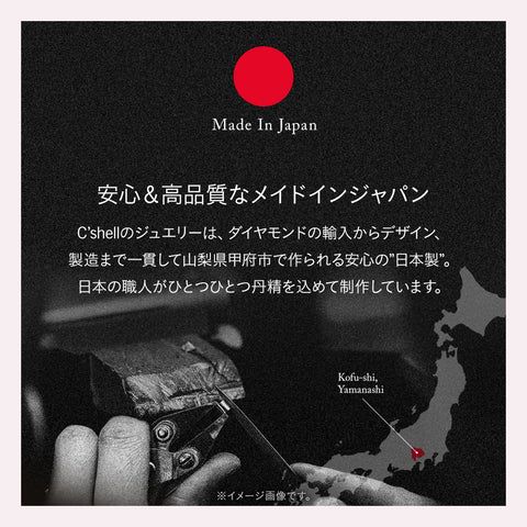 PT900 0.03ct ピンクダイヤモンド ネックレス