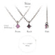 プラチナ ピンクダイヤモンド ネックレス 0.03ct 日本製 一粒 4本爪 レディース ギフト Pt900/850