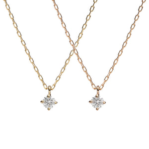 18金 0.06ct ダイヤモンド ネックレス　K18