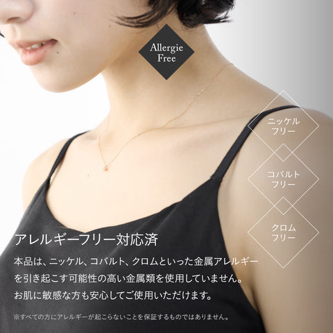 18金 0.06ct ダイヤモンド ネックレス　K18