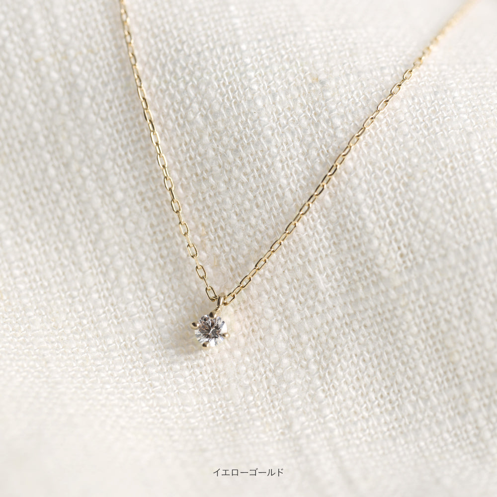 18金 0.06ct ダイヤモンド ネックレス K18 – CSHELL