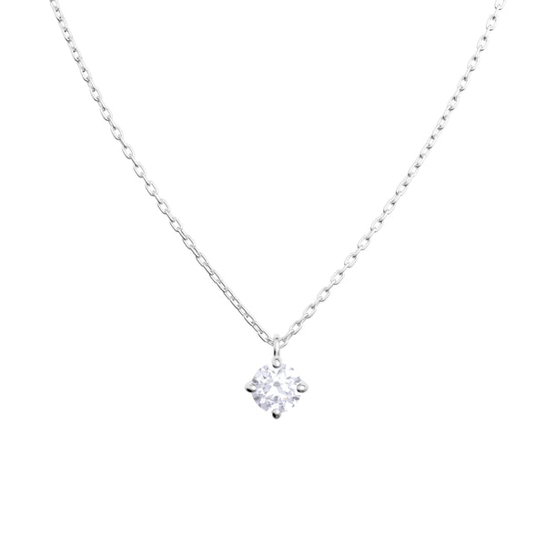 プラチナ 0.1CT ダイヤモンドネックレス PT900/850 – CSHELL