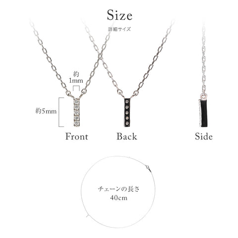 プラチナ 0.010ct ダイヤモンドクロスプラチナネックレス PT900/850