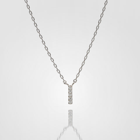 プラチナ 0.010ct ダイヤモンドクロスプラチナネックレス PT900/850