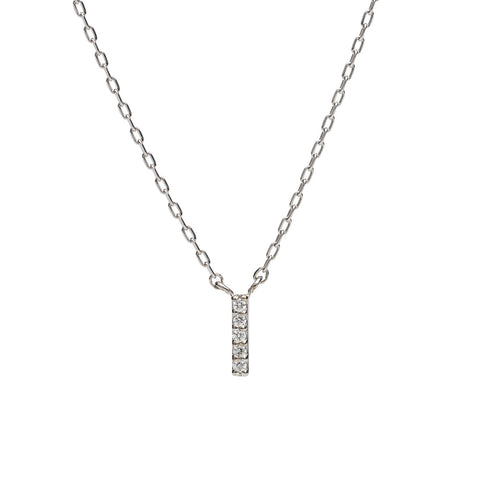 プラチナ 0.010ct ダイヤモンドクロスプラチナネックレス PT900/850