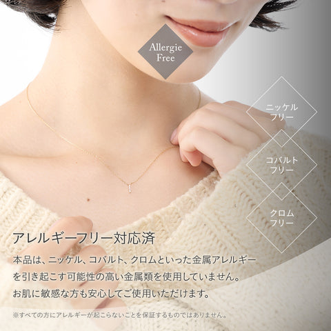 10金 レイヤーダイヤモンドバー K10