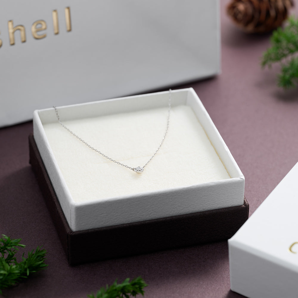 ネックレス ネックレス ダイヤモンド0.03ct 18金 k18 プラチナ pt900