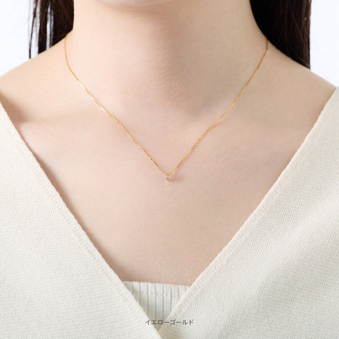 Silver925(シルバー925) 0.03ct ダイヤモンド ネックレス「シルバーブリリアンス」