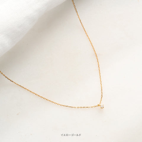Silver925(シルバー925) 0.03ct ダイヤモンド ネックレス「シルバーブリリアンス」