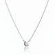 Silver Necklace with Reflection