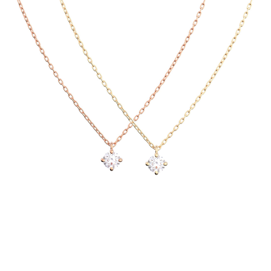 K18(18金) 0.06ct ダイヤモンド ネックレス – CSHELL